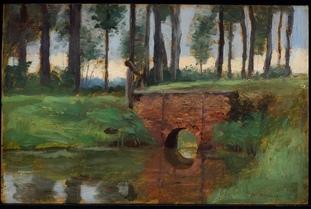 A Velha ponte, William Brymner